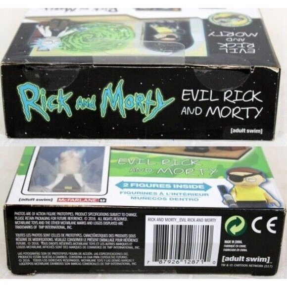 McFarlane Evil Rick and Morty Construction Set Model 98 Pc Build Kit NIB Cartoon - Picture 3 of 6